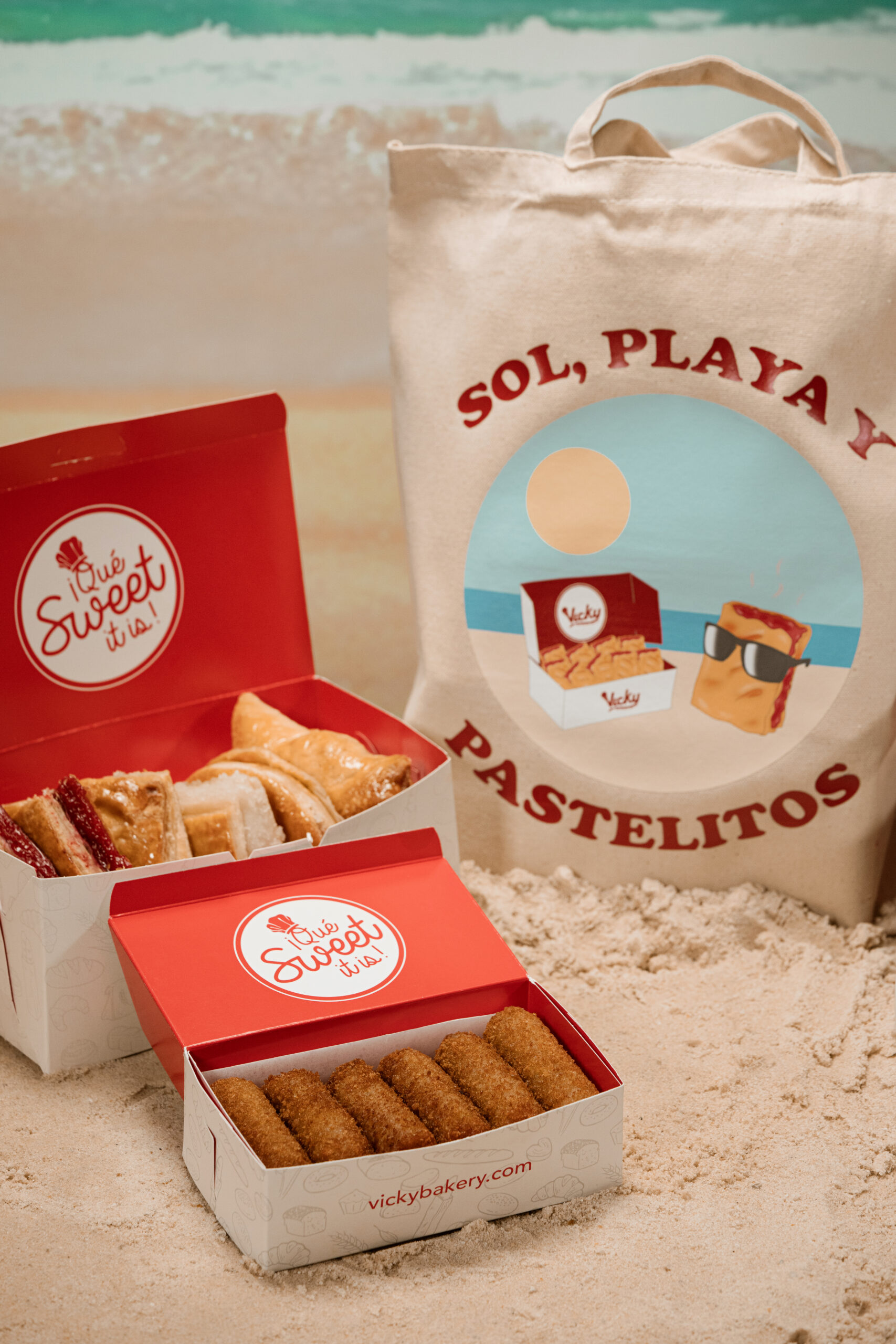New Limited-Edition Sol, Playa, y Pastelitos Summer Escape Tote Bags Now Available